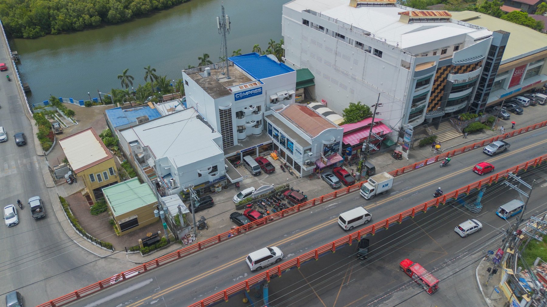 Aerial view of COMPASS Iloilo regional training facility