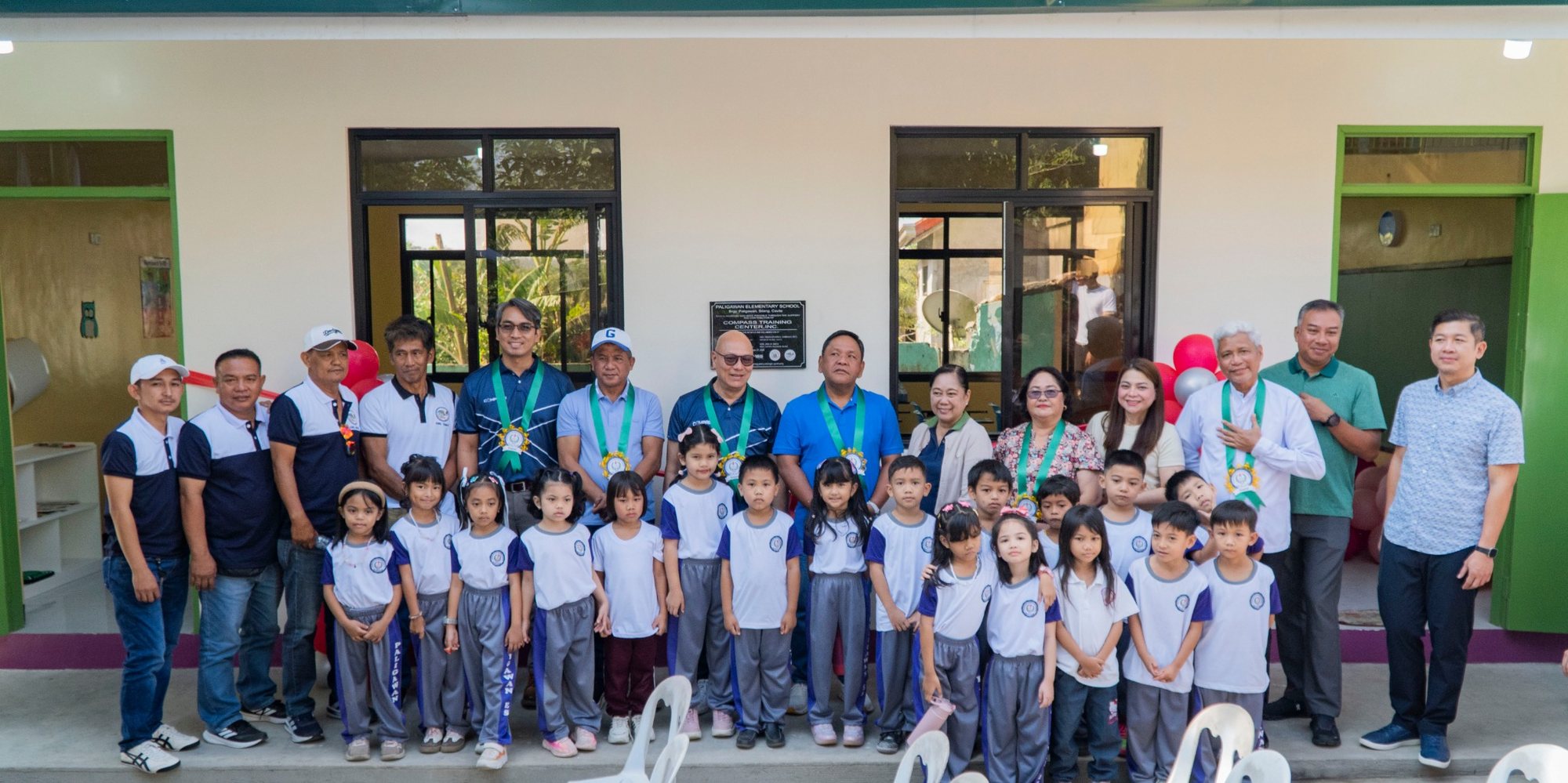 COMPASS Foundation classroom donation group photo