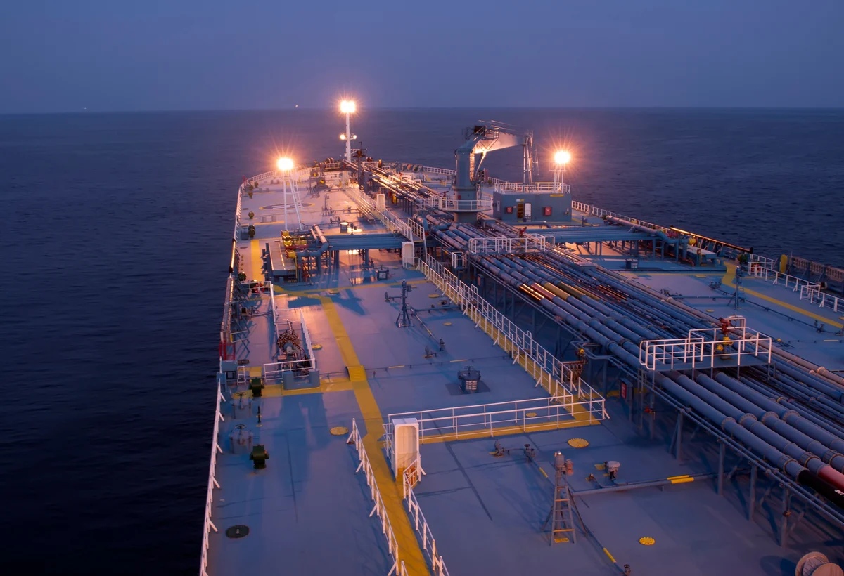 Vessel deck prepared for marine operations