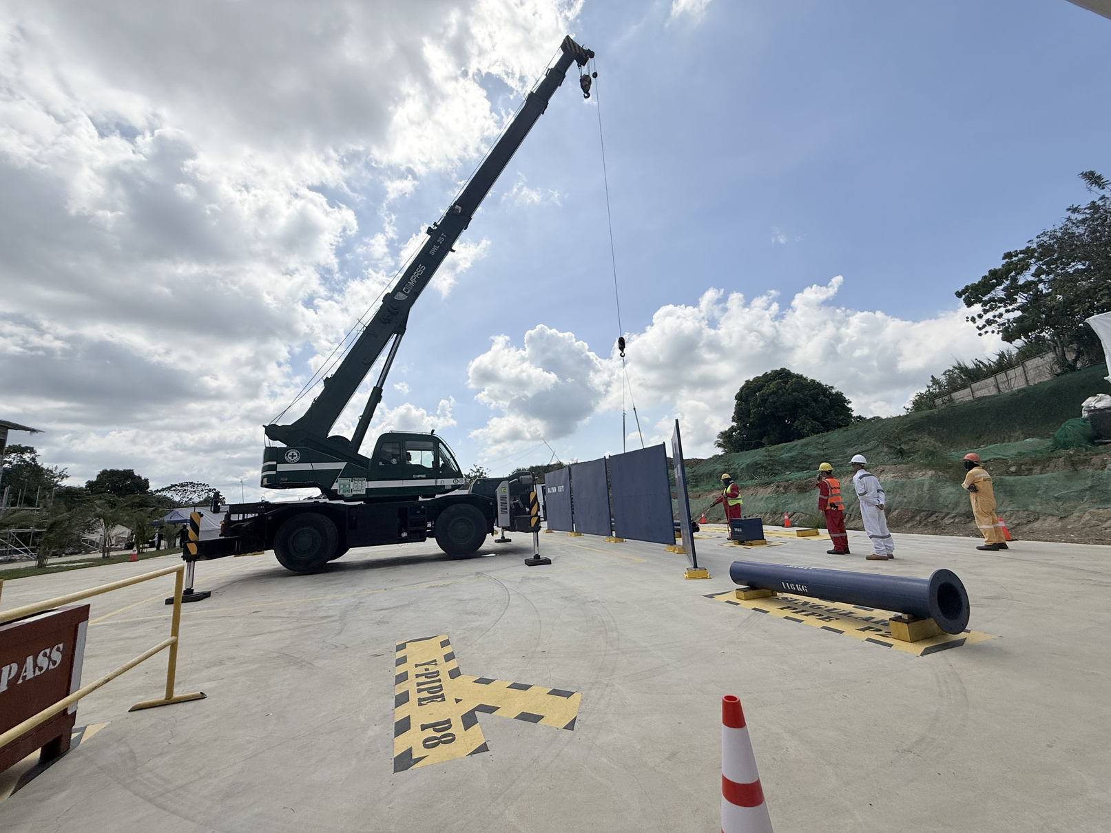 Lifting operations training ground